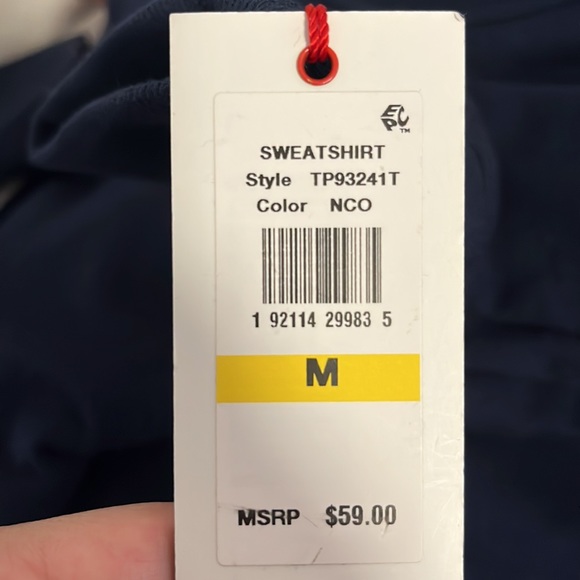 Soft navy blue crewneck - Picture 4 of 4